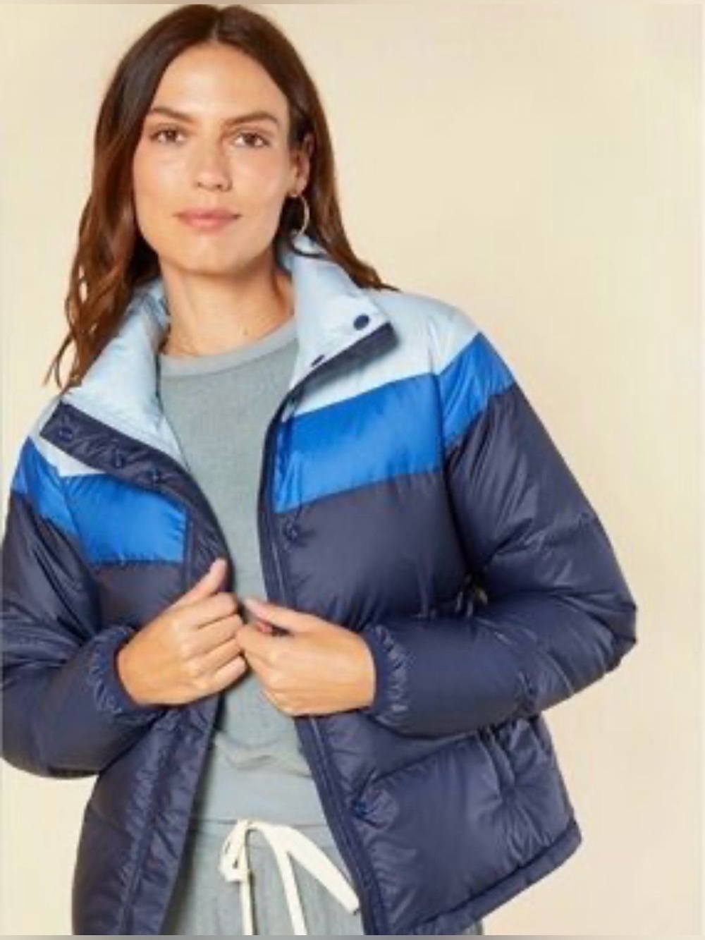 Outerknown Down Packable Chromatic Puffer Jacket size S